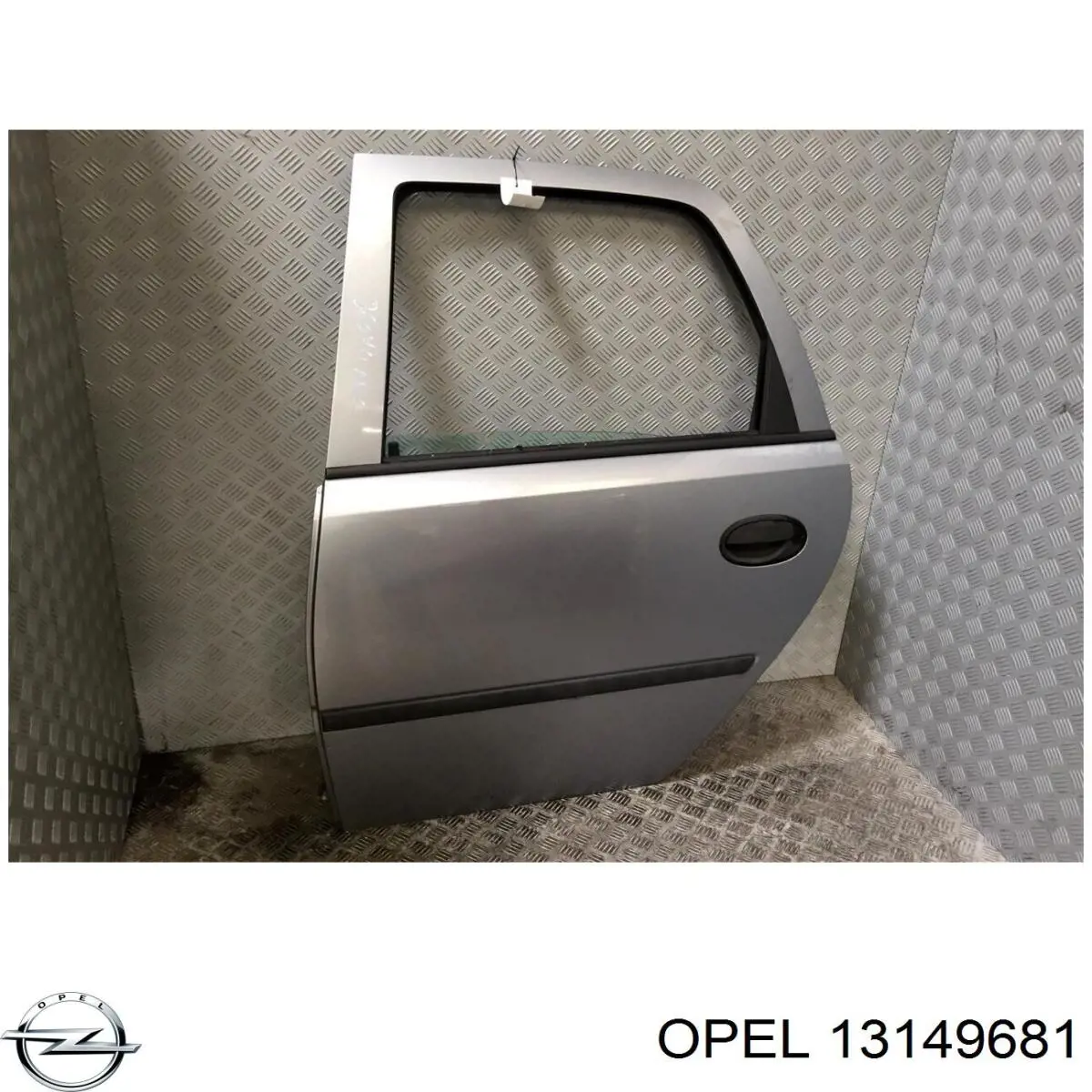 Porta traseira esquerda para Opel Meriva 