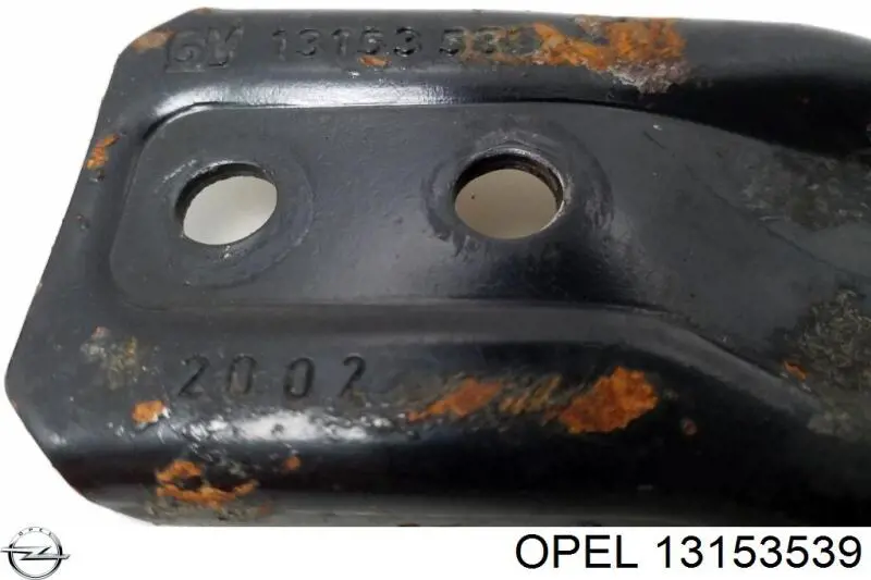 Кронштейн радиатора нижний Opel 6310613