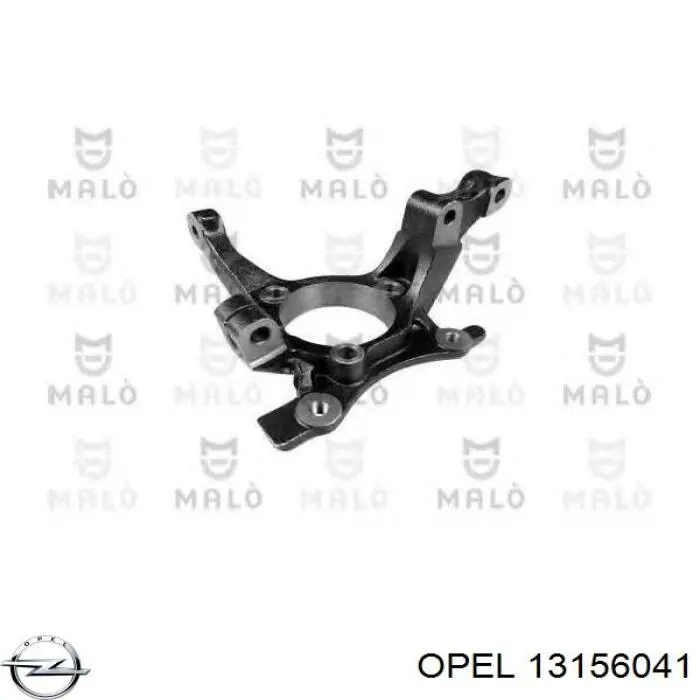 13156041 Opel Цапфа - поворотный кулак передний, левый