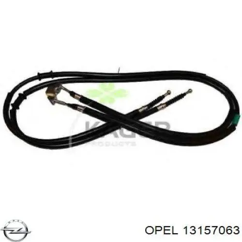 Задний трос ручника 13157063 Opel