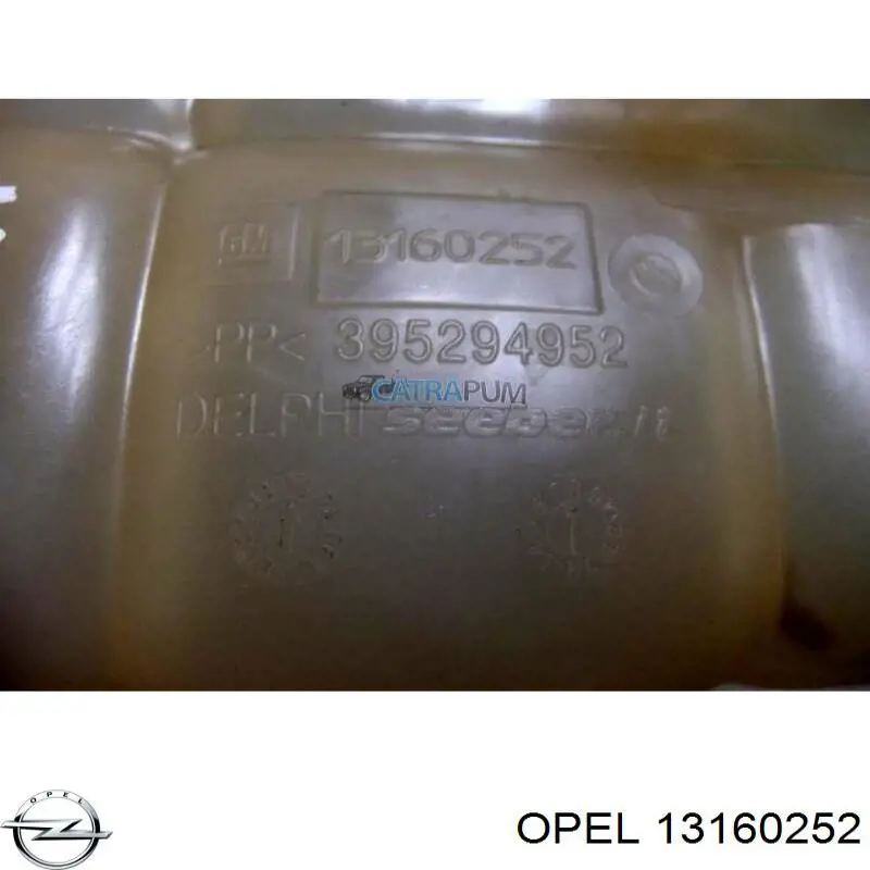 Бачок системы охлаждения расширительный Opel 13160252