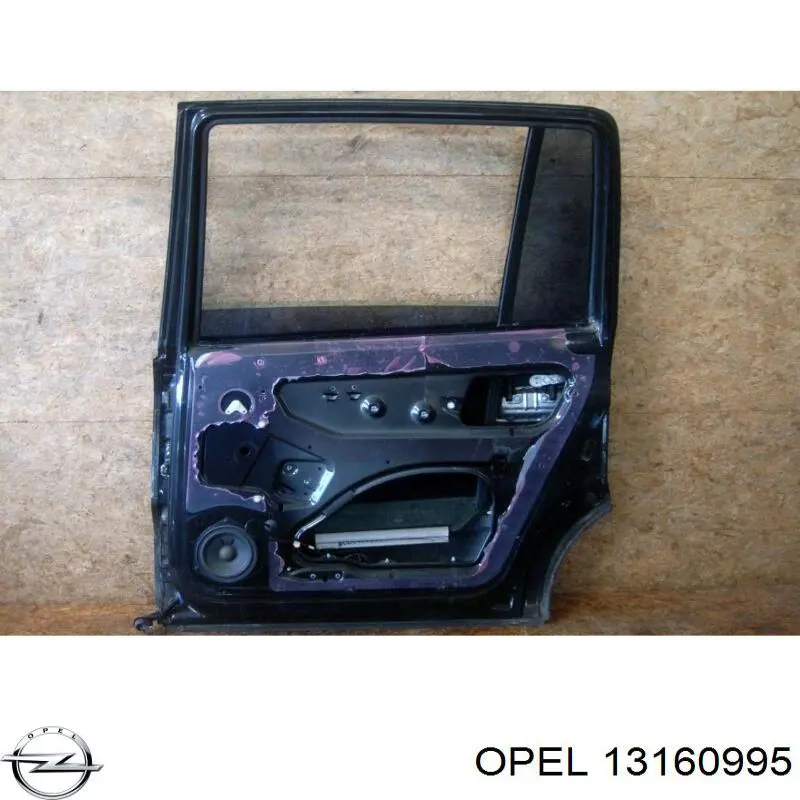 Porta traseira direita para Opel Zafira (F75)