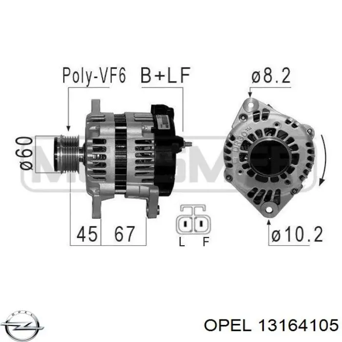  13164105 Opel