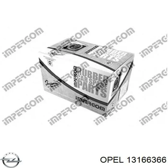 Шланг (патрубок) системы охлаждения Opel 13166366