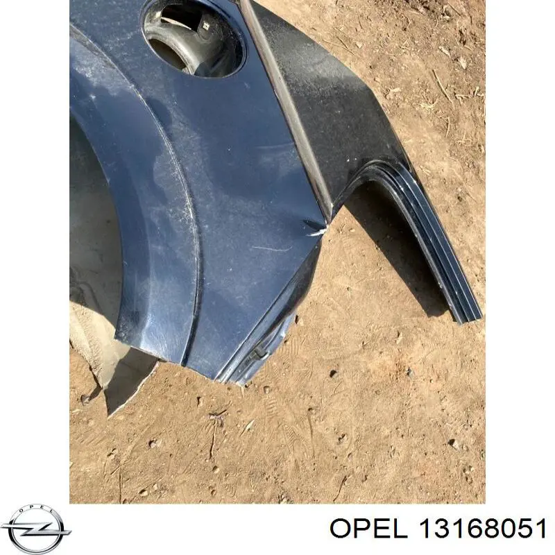 13168051 Opel Крыло заднее