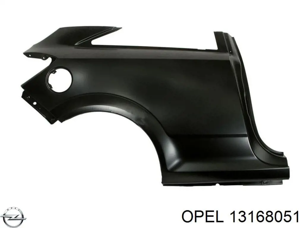 Крыло заднее левое 13168051 Opel