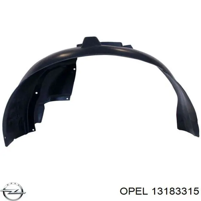 Подкрылок передний левый 6101347 General Motors