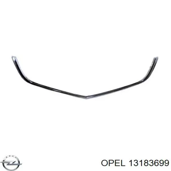 13183699 Opel moldura de grelha do radiador inferior