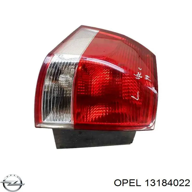 Задний левый внешний фонарь Opel 13184022