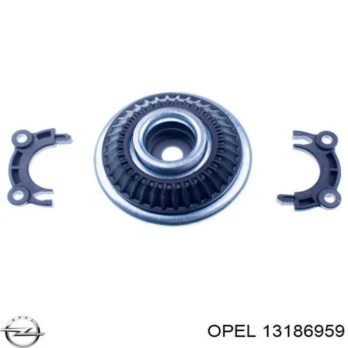 Опора передней стойки Opel 13186959