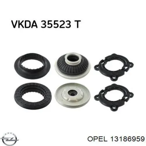 Купить 13186959 Opel Опора переднего амортизатора