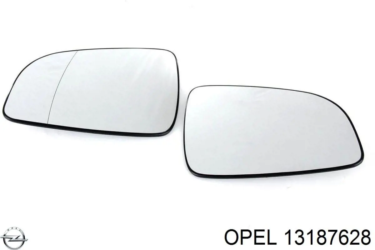 Купить 13187628 Opel Стекло правого зеркала заднего вида