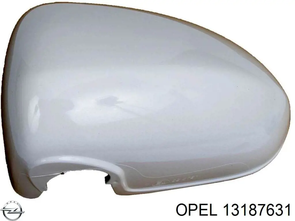 13187631 Opel placa sobreposta (tampa do espelho de retrovisão esquerdo)