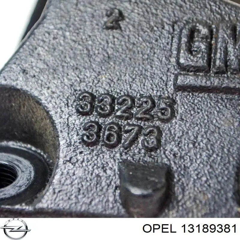 Кронштейн подушки (опоры) двигателя правой Opel 13189381 цена, от 8.46 USD