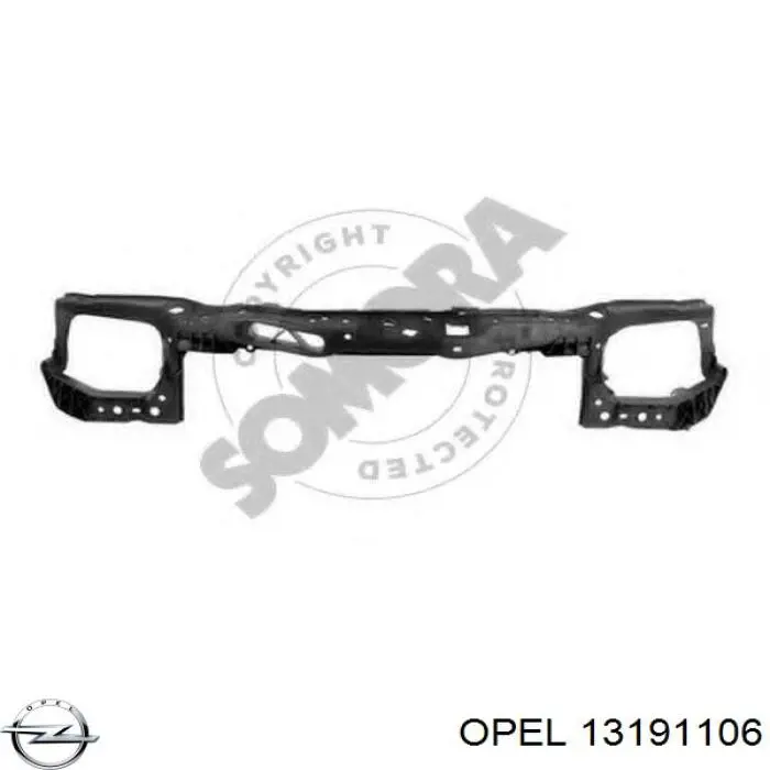 Панель передняя Opel 13191106 цена, от 62.19 USD