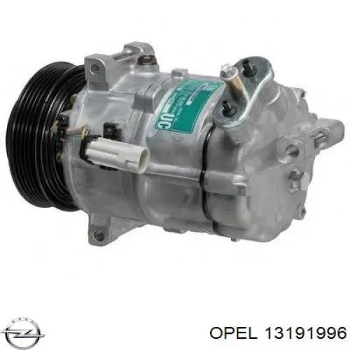13191996 Opel compressor de aparelho de ar condicionado