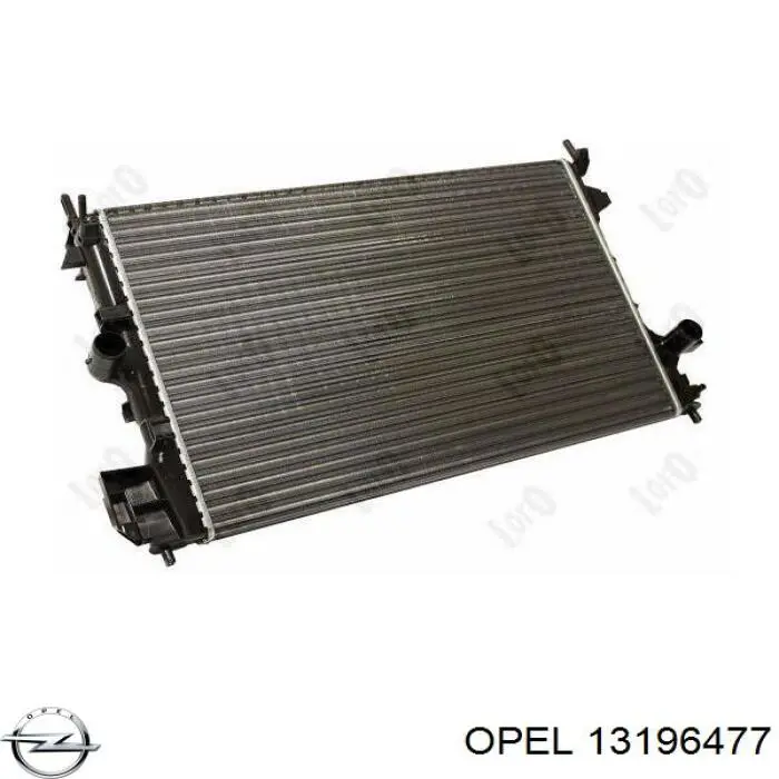 Купить 13196477 Opel Радиатор водяной
