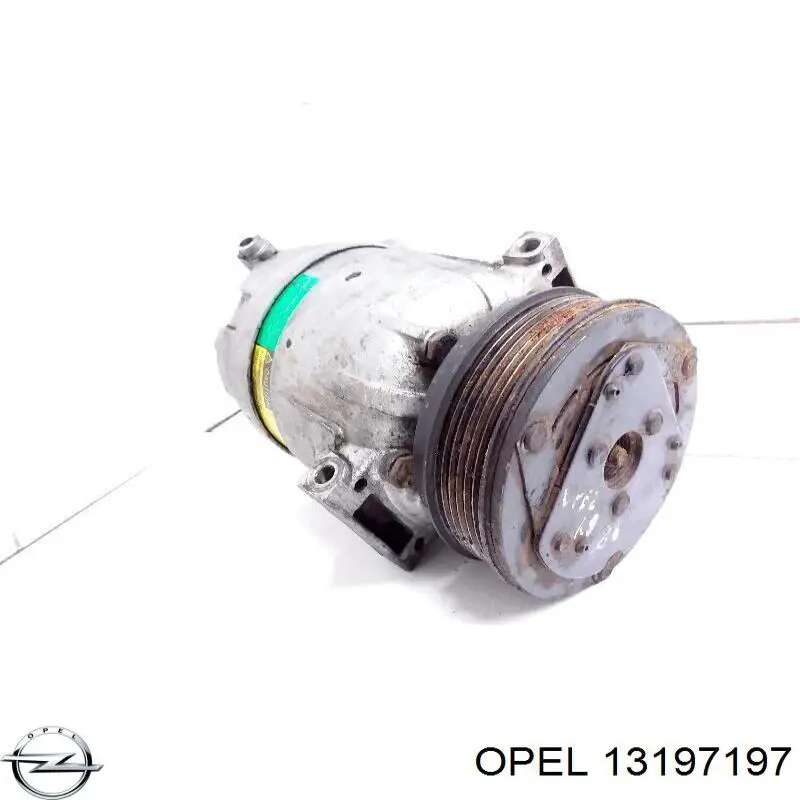 Компрессор системы кондиционирования Opel 13197197 цена, от 204.64 USD