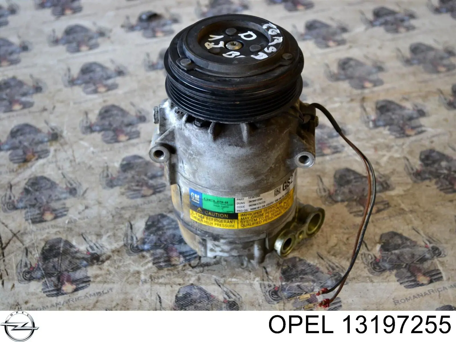 13197255 Opel Компрессор хладагента