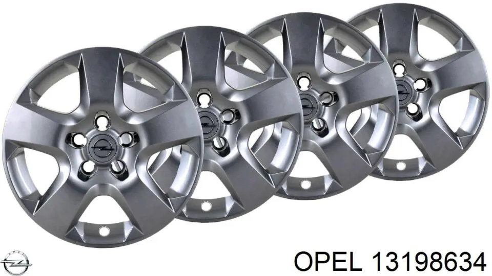 13198634 Opel coberta de disco de roda