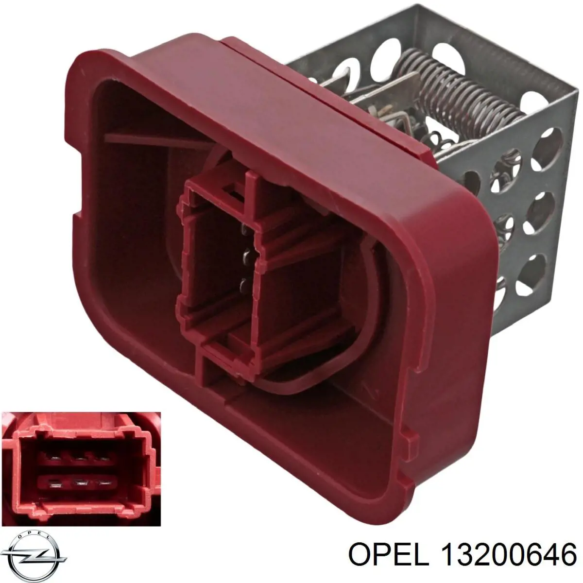 Резистор печки 13200646 Opel