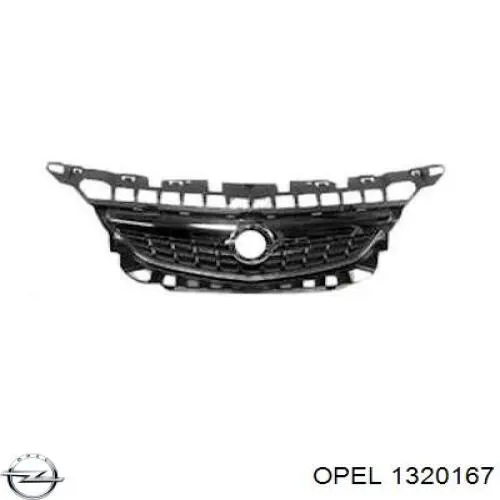 1320167 Opel решетка радиатора
