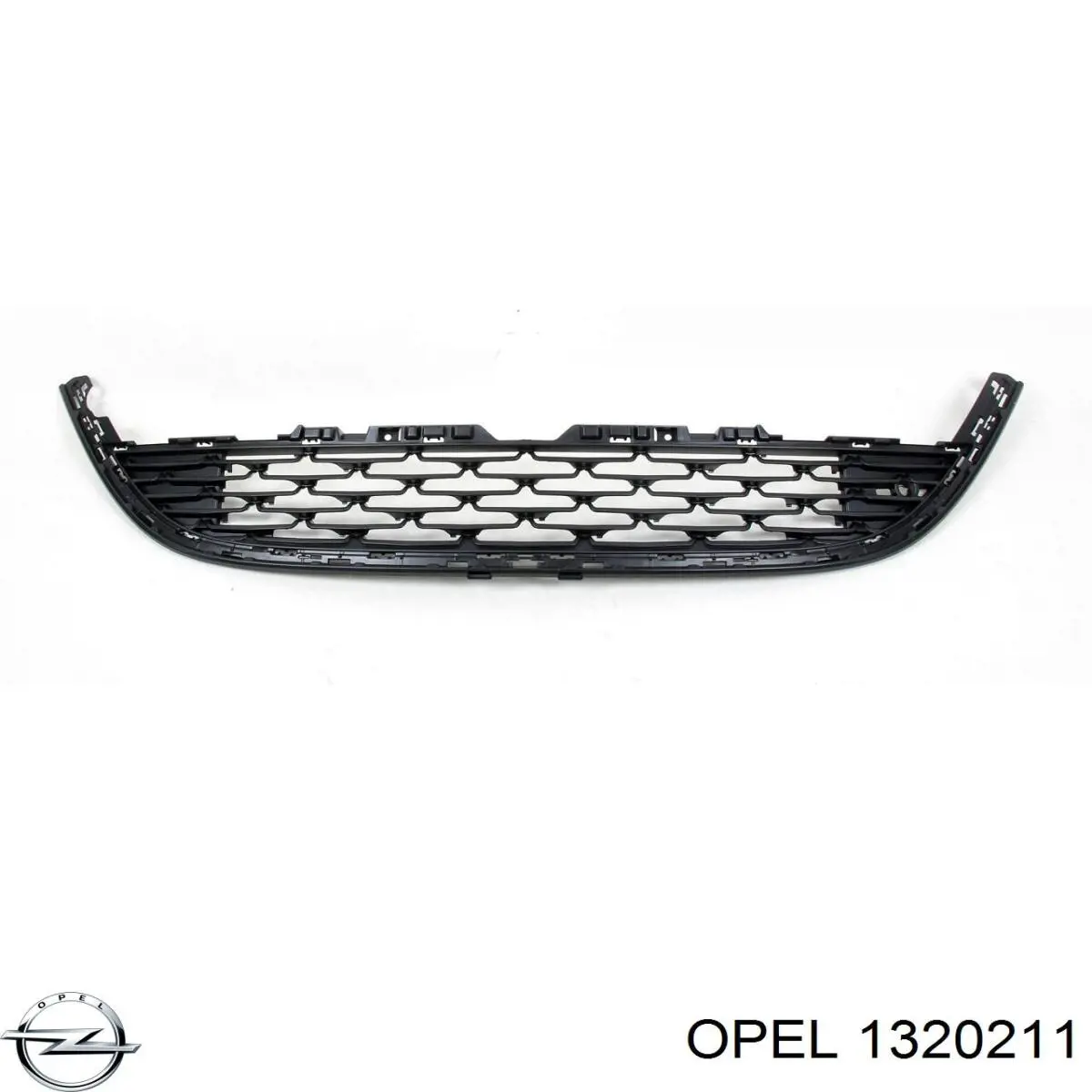 1320211 Opel решетка бампера переднего нижняя