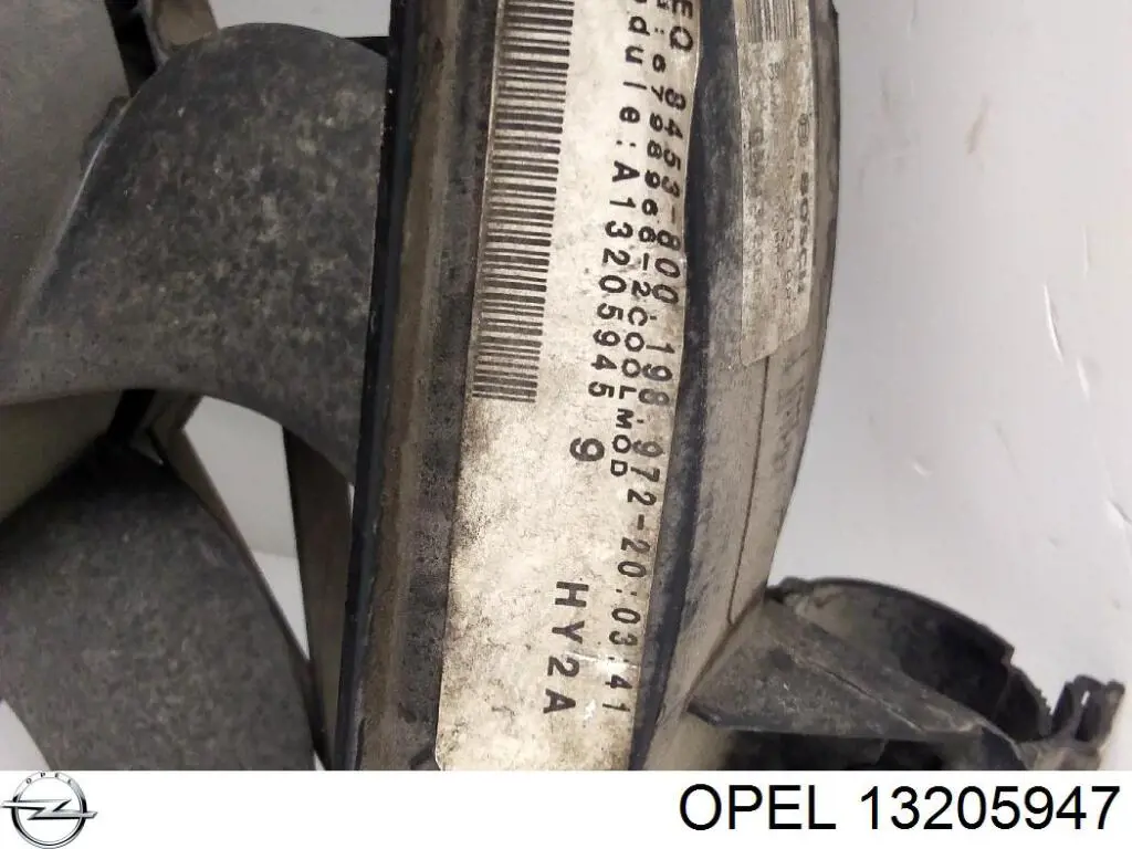 Электровентилятор охлаждения в сборе Opel 13205947 цена, от 67.80 USD