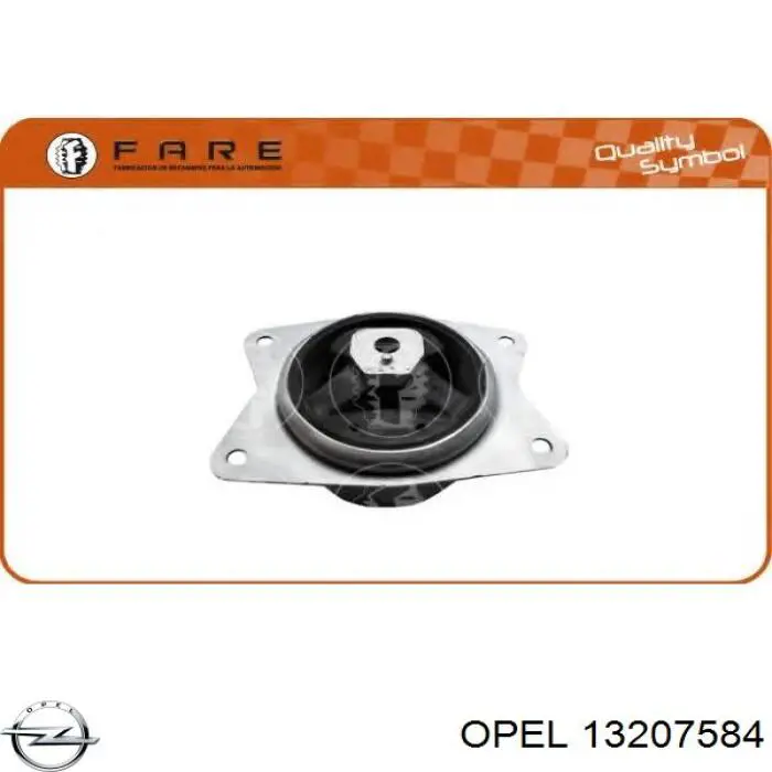 Левая подушка двигателя 13207584 Opel