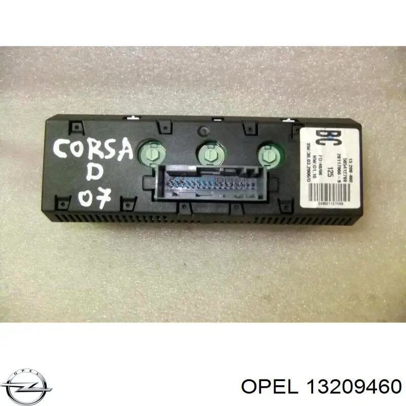 Дисплей многофункциональный Opel 13209460 цена, от 22.50 USD