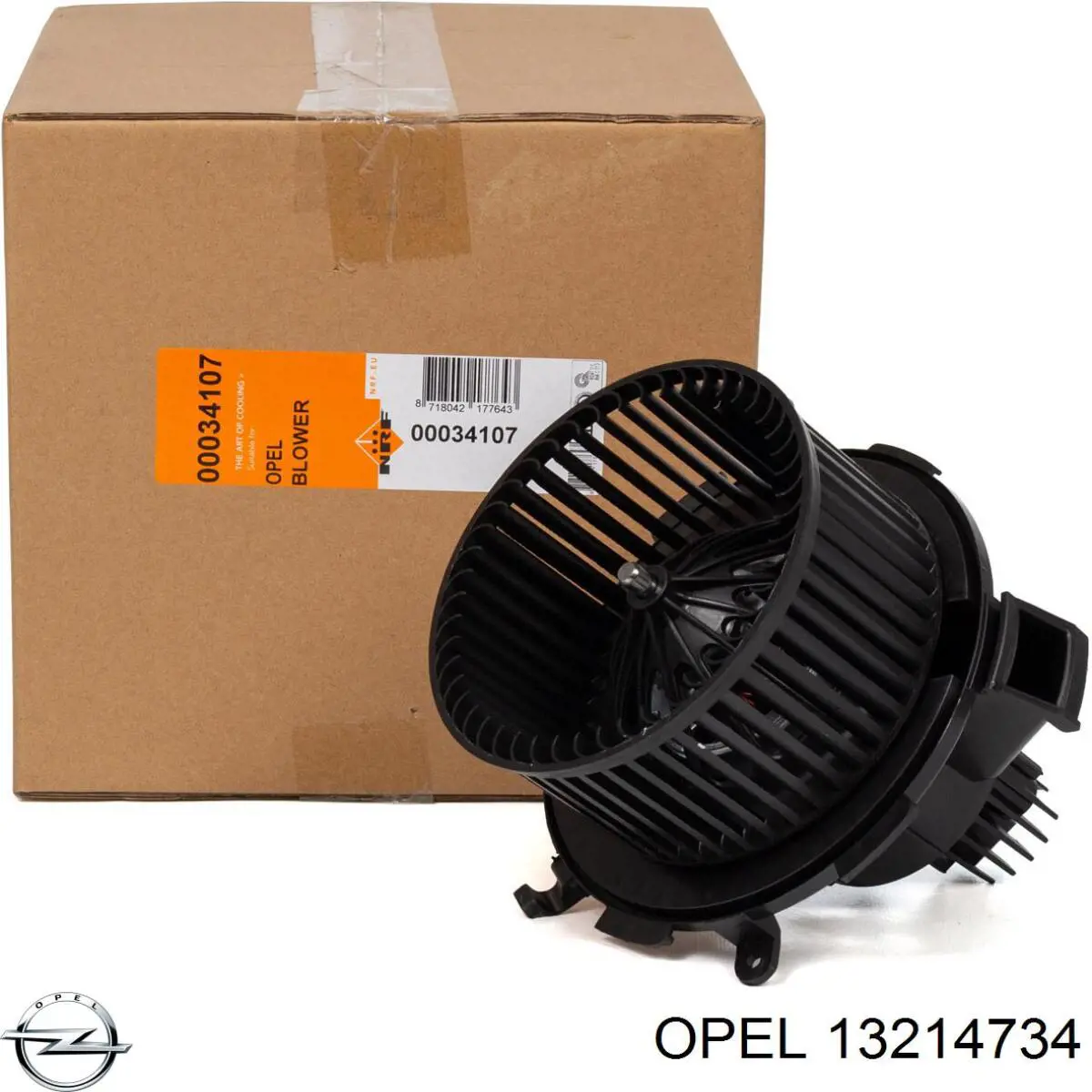 Мотор вентилятора печки (отопителя салона) Opel 13214734