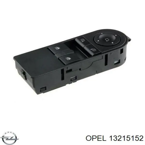 13215152 Opel кнопочный блок управления стеклоподъемником передний левый