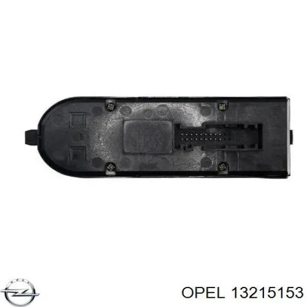13215153 Opel unidade de botões dianteira esquerda de controlo de elevador de vidro