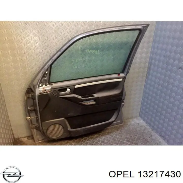 Porta dianteira direita para Opel Meriva 