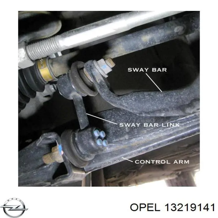 Стойка переднего стабилизатора 13219141 Opel