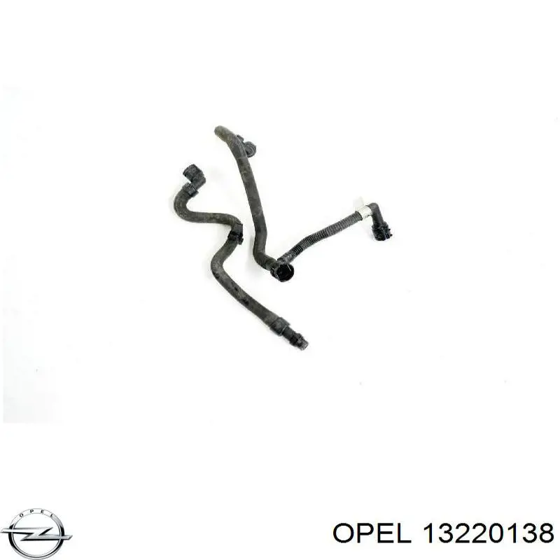 Шланг радиатора отопителя (печки), подача Opel 13220138