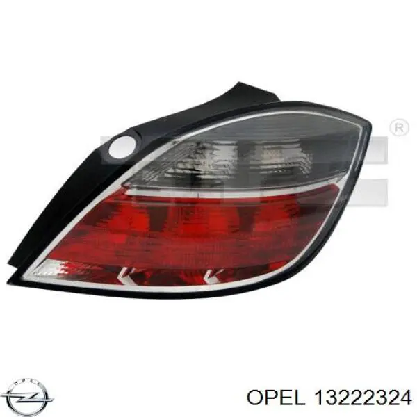 13222324 Opel фонарь задний левый