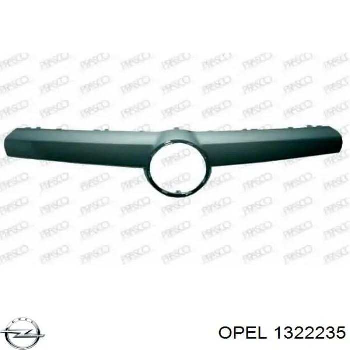 1322235 Opel молдинг решетки радиатора верхний