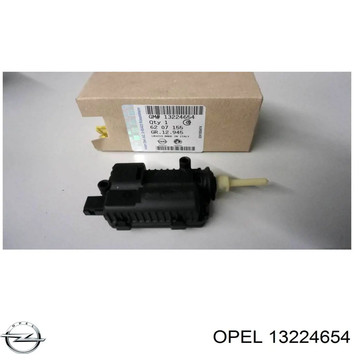 Мотор-привод открытия лючка бака 13224654 Opel