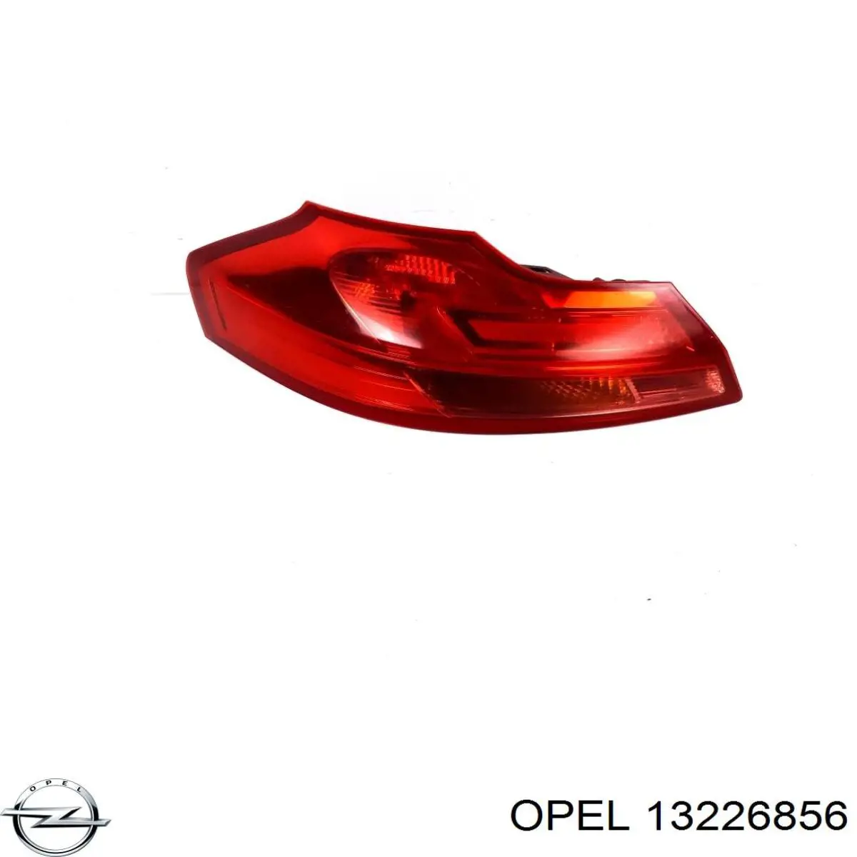 13226856 Opel lanterna traseira esquerda