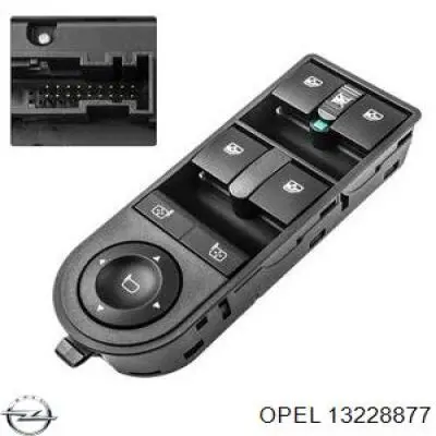 Купить 13228877 Opel Кнопки переднего левого стеклоподъёмника