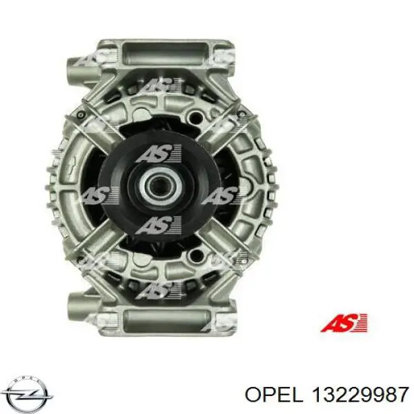 Генератор 13229987 Opel