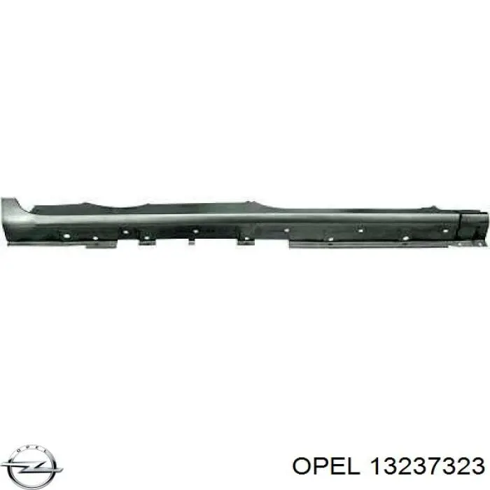 Накладка дверного порога внутренняя правая Opel 13237323