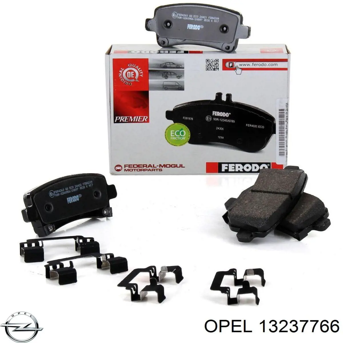 Колодки дисковые  Opel 13237766 цена, от 17.60 USD