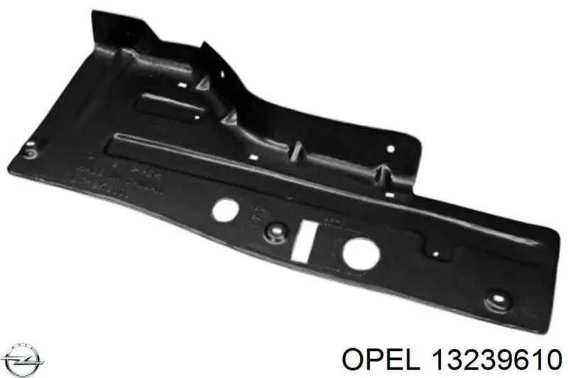 13239610 Opel защита двигателя правая