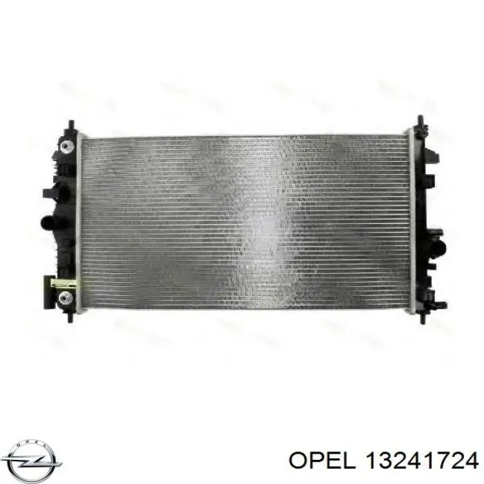 13241724 Opel radiador de esfriamento de motor