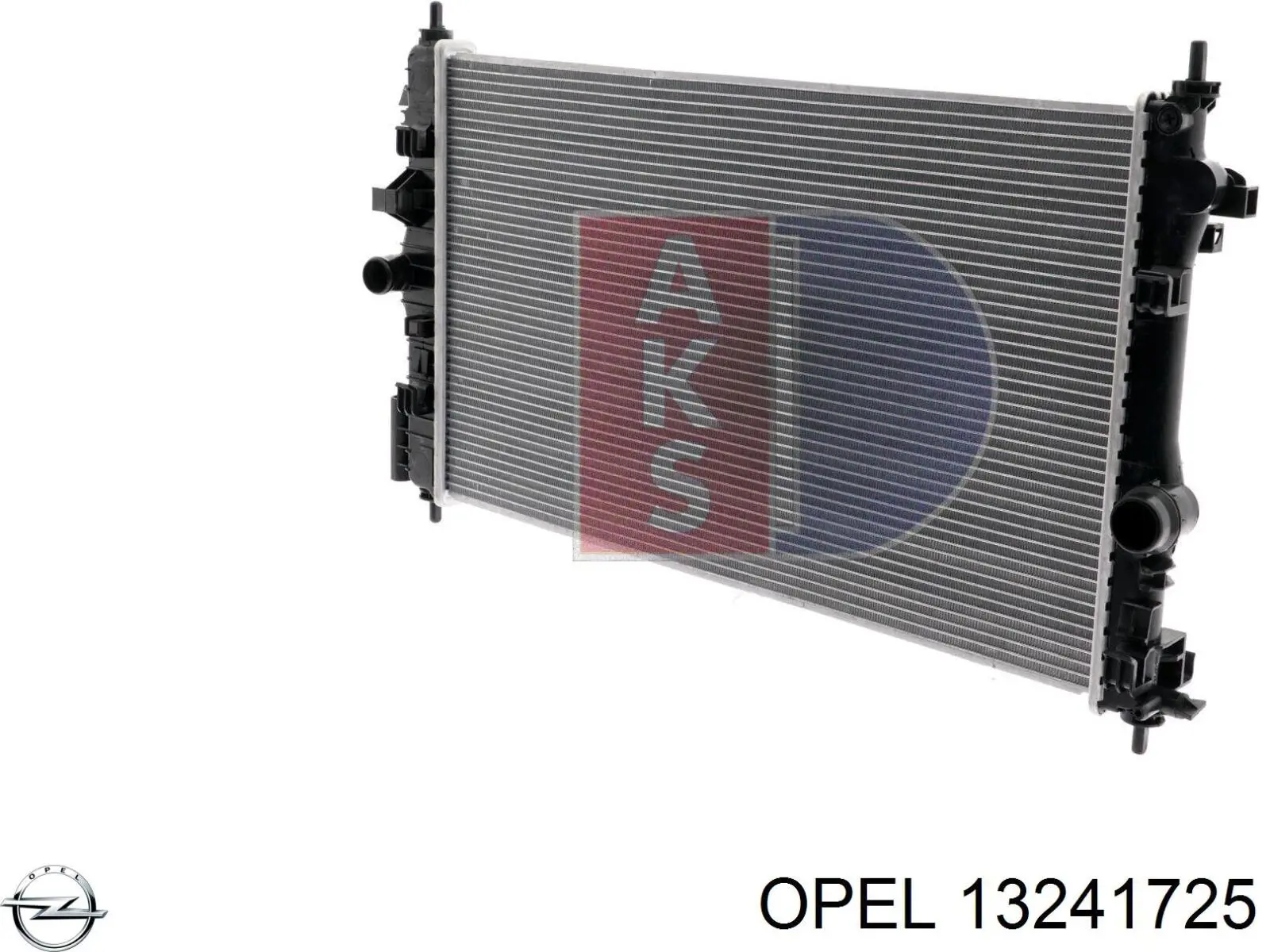 Радиатор охлаждения двигателя Opel 13241725 цена, от 154.78 USD