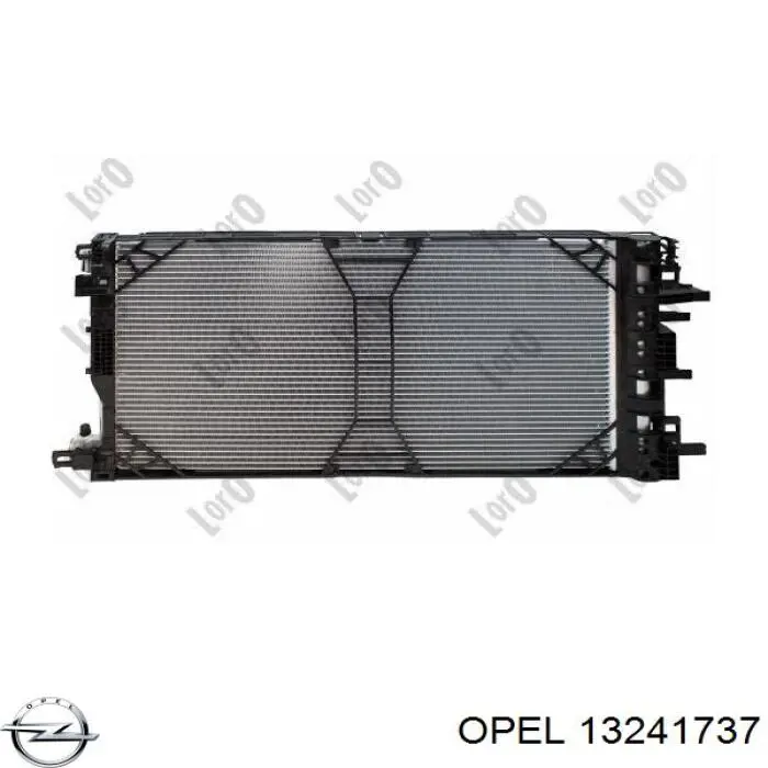 Конденсатор кондиционера Opel 13241737 цена, от 78.25 USD