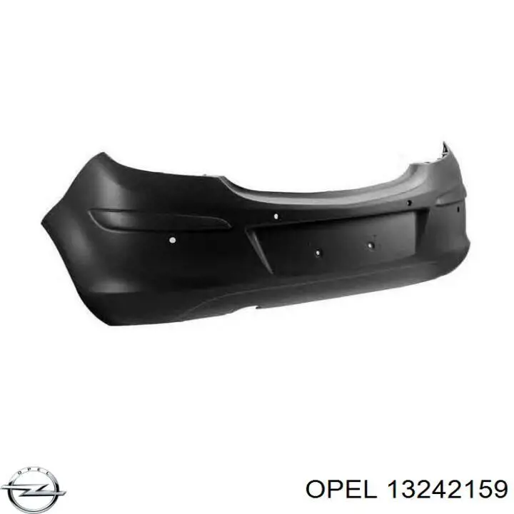 Задний бампер 13242159 General Motors
