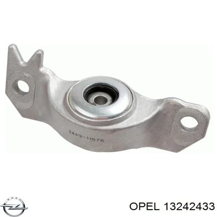 13242433 Opel suporte de amortecedor traseiro esquerdo